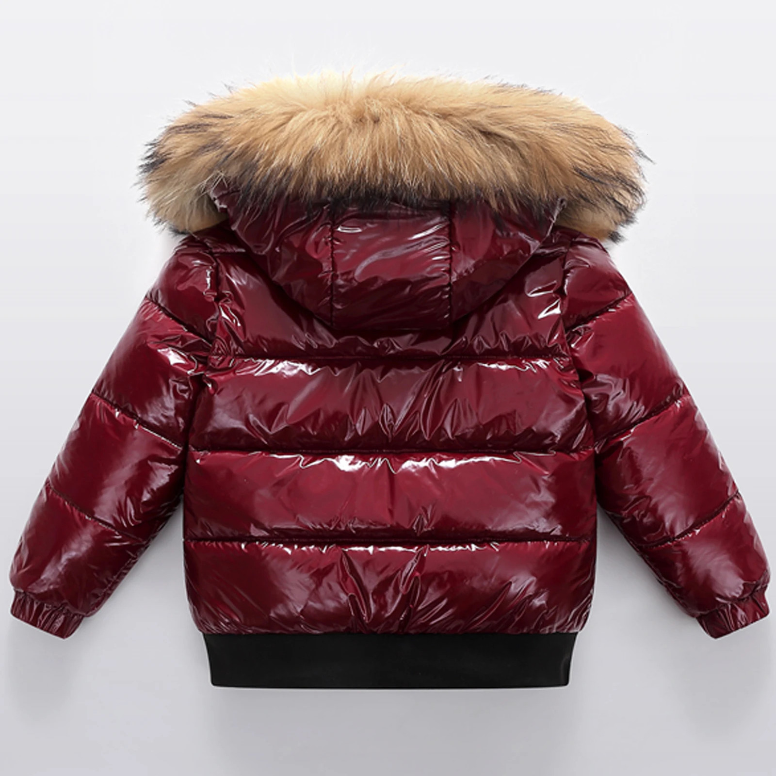 AMUR LEOPARD Childrens Down JacketThick Warm Kids Down CoatHood Boys Girls Puffer OutwearWindproof Teenagers Winter Jacket 251015
