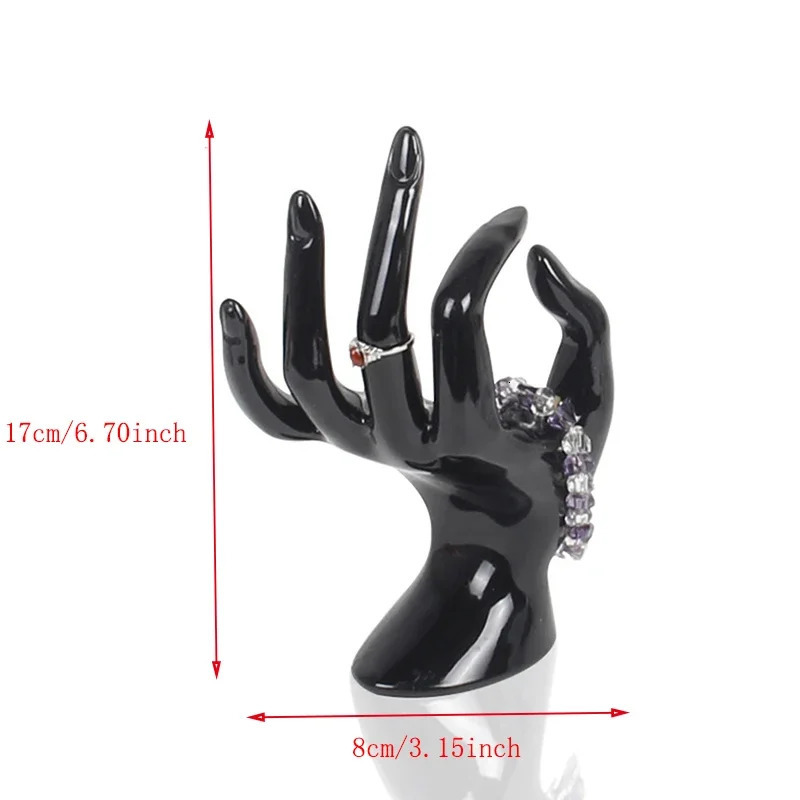 Ok Shape Mannequin Hand Finger Ring Bracelet Bangle Jewelry Display Stand Holder Storage Shelf Jewlery Organizer 251016