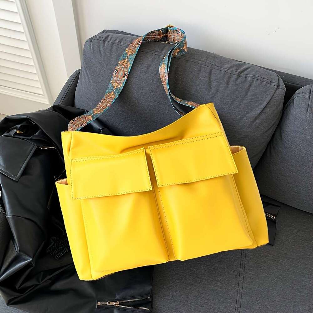 for Women, Designer Bags Artistic Youth Shoulder Ins Style Large Capacity Work Bag, College Student Crossbody Bag