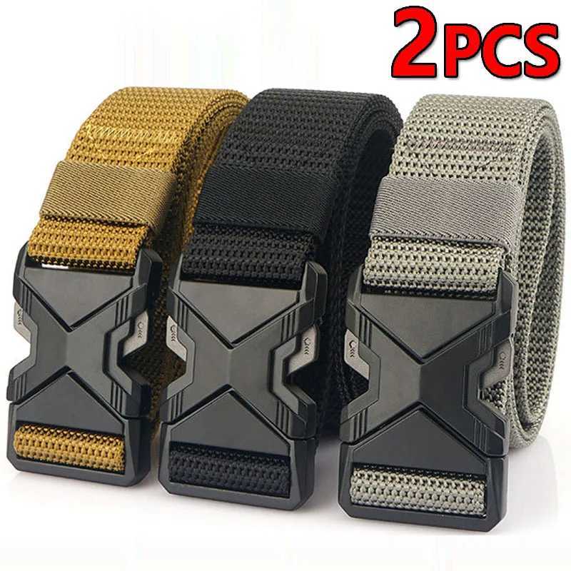 Newest Mens Belt Outdoor Tactical Belt Training Nylon Braided Casual Canvas Buckle Belt With Pants Jeans Belt Sport Mountaineer W251018