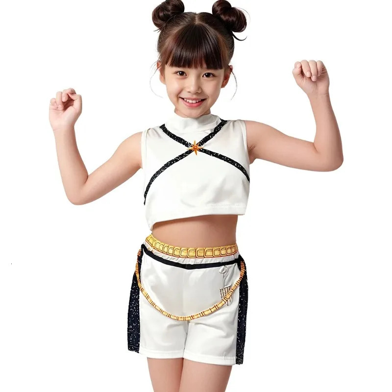 Anime Kpop Demon Hunters Children Girls Rumi Cosplay Costume Idol Star RolePlaying Clothes Stage Performance Halloween Set 251017