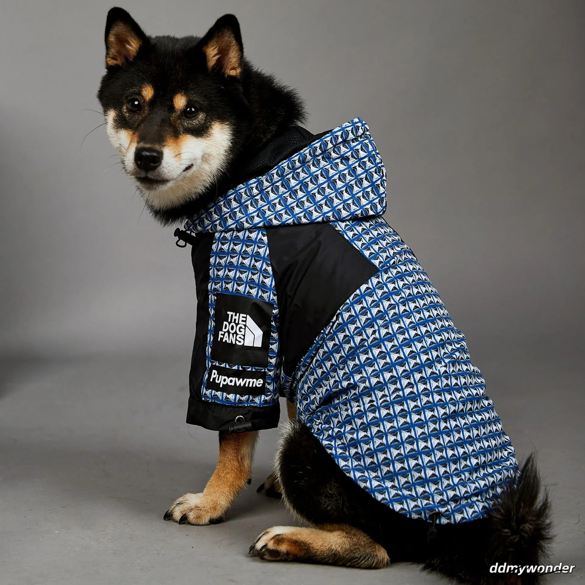 Coat Waterproof Dog Warm Autumn Winter Jacket Windproof Puppy Coats With Adjustable Hood, Leash Hole, Pet Outdoor Clothes For Small Medium Large Dogs 