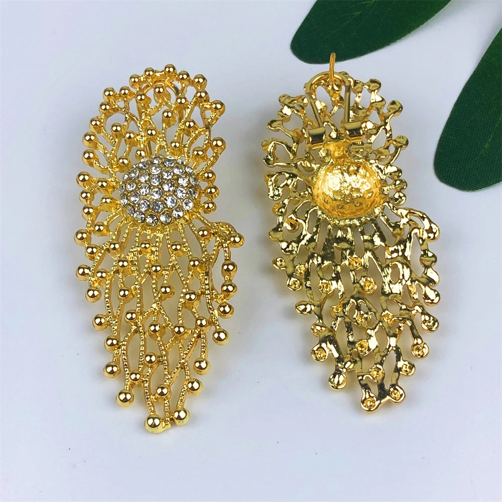 High Quality 18K Gold Plated Jewelry Sets For Women Necklace Earrings Bracelet And Ring Full Set Jewelry Trending 251016