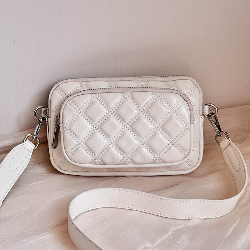 Luxury Brand Designer Bag 2025 New Women's Bag Quilted Chain Bag Korean Fashion Women's Shoulder Crossbody Bag Small Square Bag