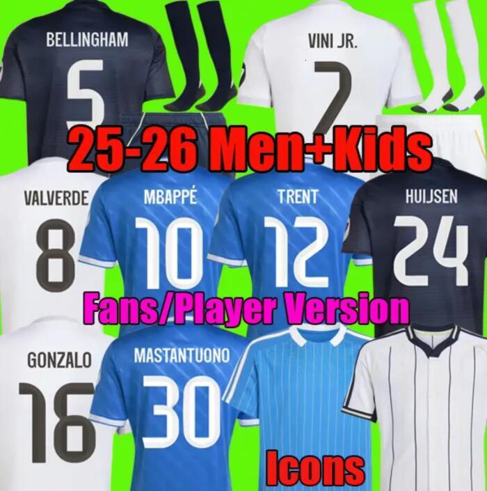 S-4XL 25 26 MBAPPE BELLINGHAM realS MaDrIdsoccer Jerseys 2025 2026 VINI JR CAMAVINGA RODRYGO RUDIGER MODRIC TCHOUAMENI VALVERDE MEN KIDS shirt uniforms 666