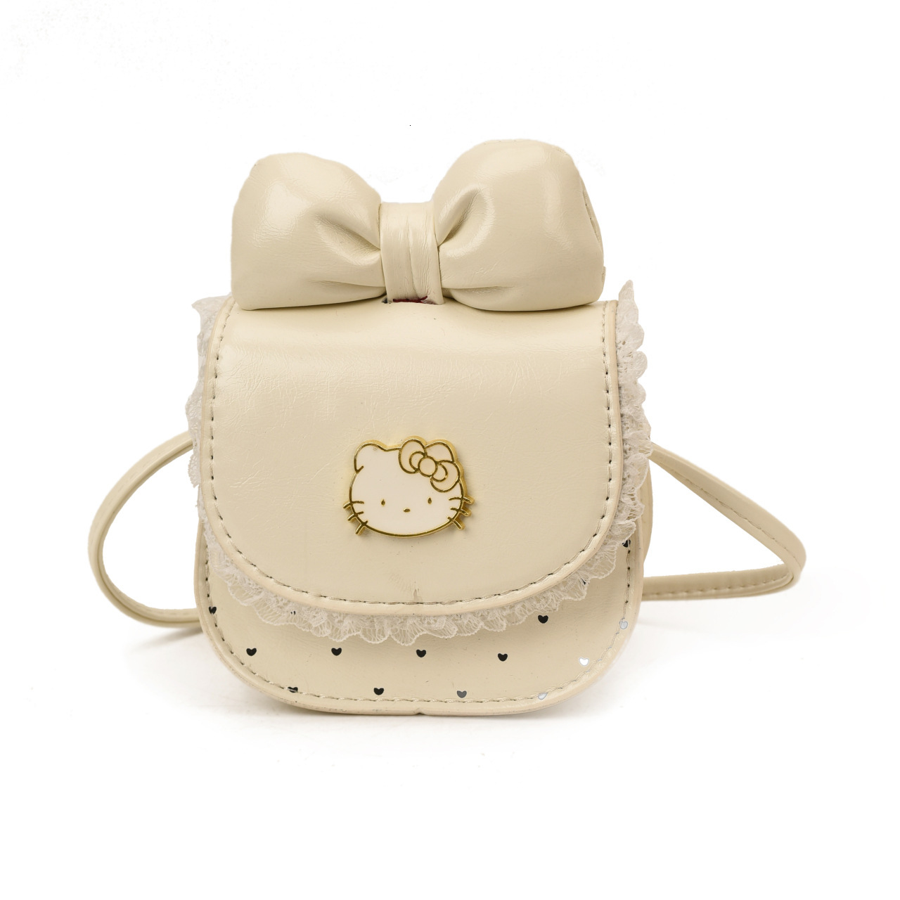 Fashion leather designer sweet little crossbody bag cute children's bag bow children's shoulder bag women's bag