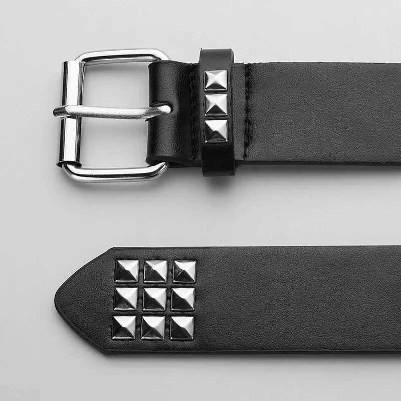 Trend Rivet Belt Heavy Metal Belt Men Women Punk Nightclub Rock Style Belt Jeans Belt Y2K Belt Fashion Decoration Women Belt W251018