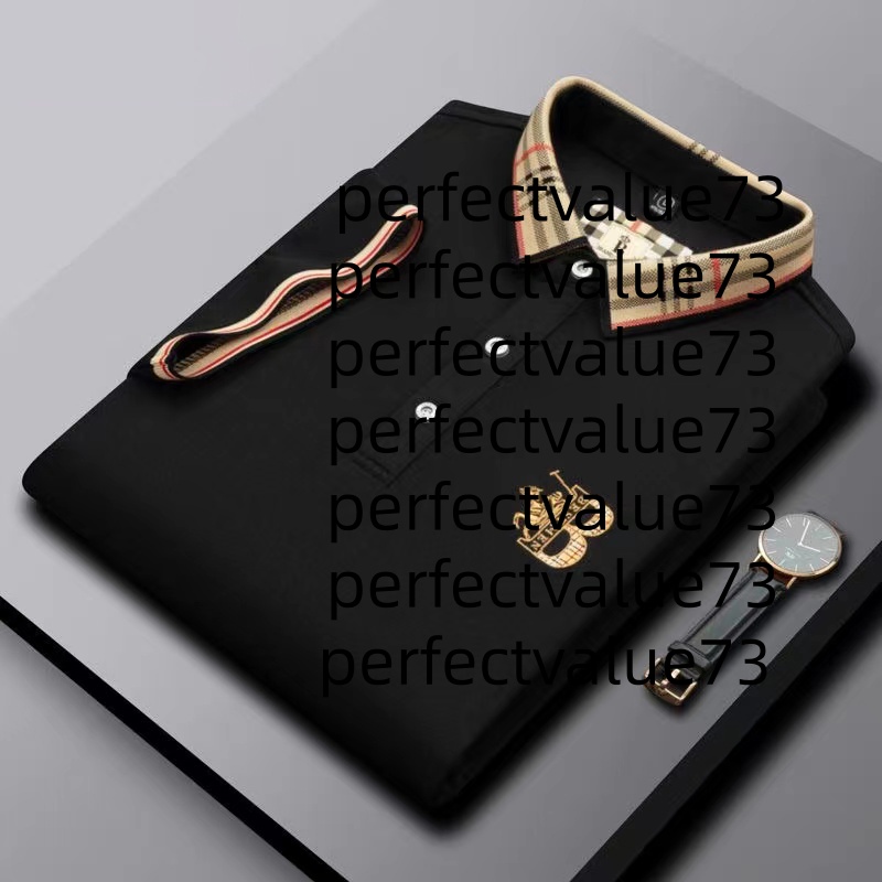 Mens Polos Summer Casual Solid Color Polo Shirt Slim Fit Lapel Short Sleeve Top Versatile Collar For A Slimmer Silhouette size M-4XL