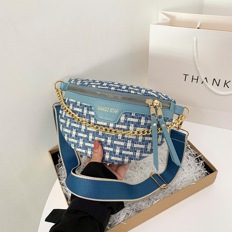 Luxury Brand Designer Bag Style Bag For Women Fashion Korean Version Shoulder Bag Chest Bag 2022 New Model Unique Women's Bag Trendy Chest Bag