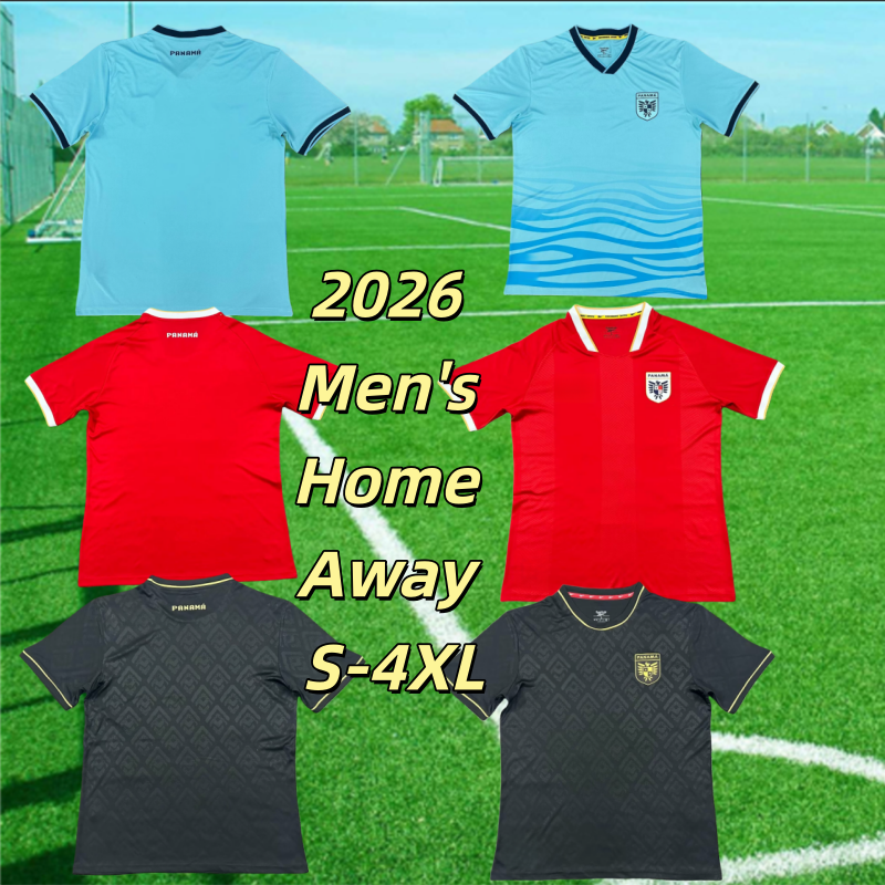 25 26 panama Soccer Jerseys home red away black 2025 2026 national team football shirts TEJADA DAVIS BLACKMAN ANDERSON MILLER FAJARDO