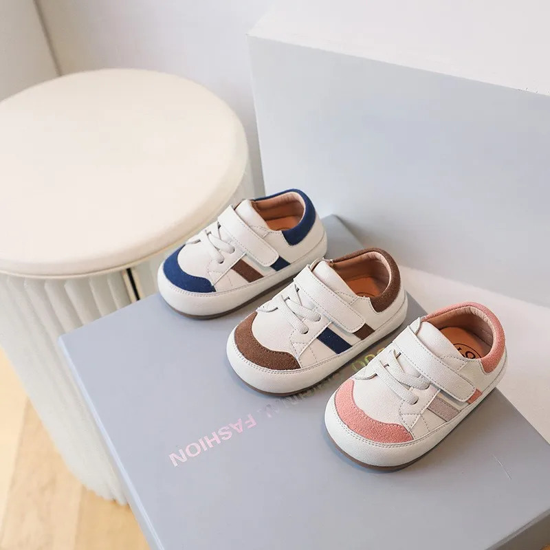 DIMI SpringAutumn Baby Toddler Shoes Soft Breathable Microfiber Leather Infant Sneakers 03 Year Flat Walker Shoes 251017
