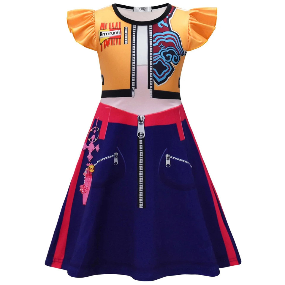 KPop Movie Demon Hunter Cosplay Dress for Girls 210Years Fantasia Childrens Carnival Party Masquerade Birthday Party Clothing 251017