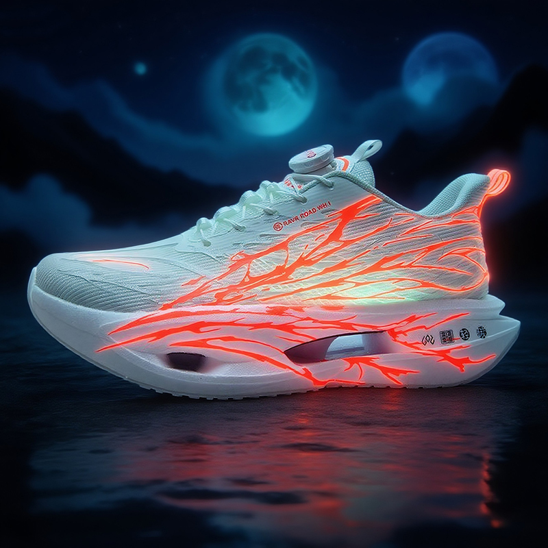 Heartbeat 7th Generation Kids' Rotating Buckle Running Shoes with Anti-Slip Shock Absorption for Students