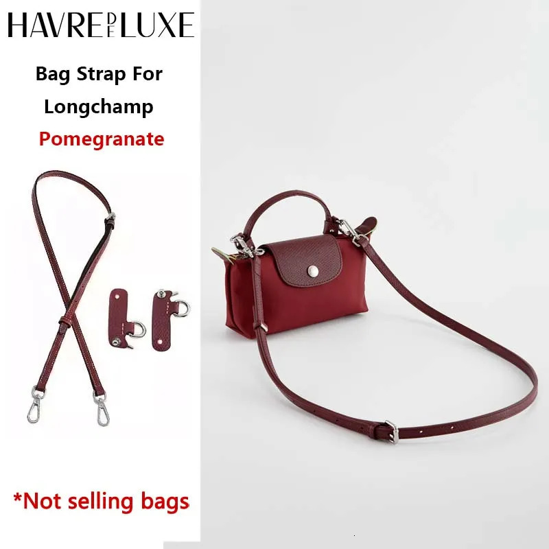 Leather Replacement Crossbody Pomegranate Bag Strap For Longchamp Mini Bag Without Punching Modification Bag Accessories 251011