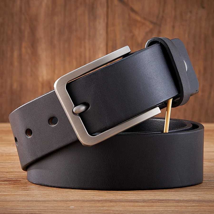 38cm Vintage 100 Genuine leather Belt for Men High Quality Natural Cow Leather Mens Belt Male Strap for Jeans or Pants W251018