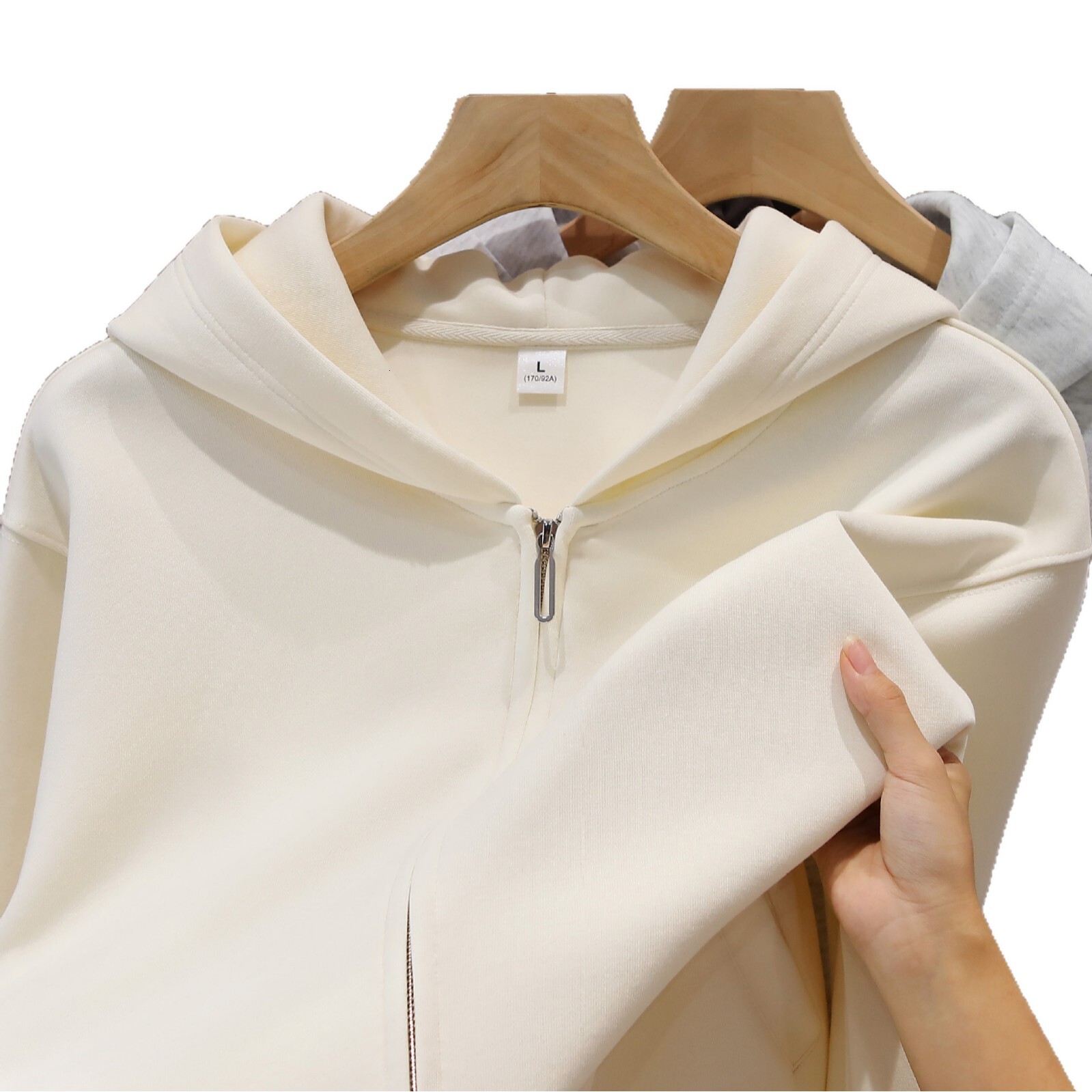 Autumn Winter Heavy Designer Hoodie Jacket Tracksuit Men Polo Veste Coat Retro Trendy Cotton Cross-border Double Zipper Cardigan Unisex Workwear Jacke