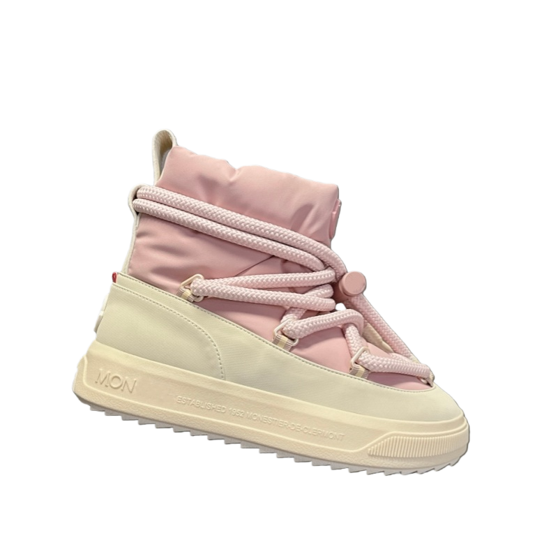 Altive Women Snow Short Boots Designer women ankle Boots Moclerks woman Mid Booties Mesh Leather rubber Drawstring Nylon TPU sole comfortable Boots