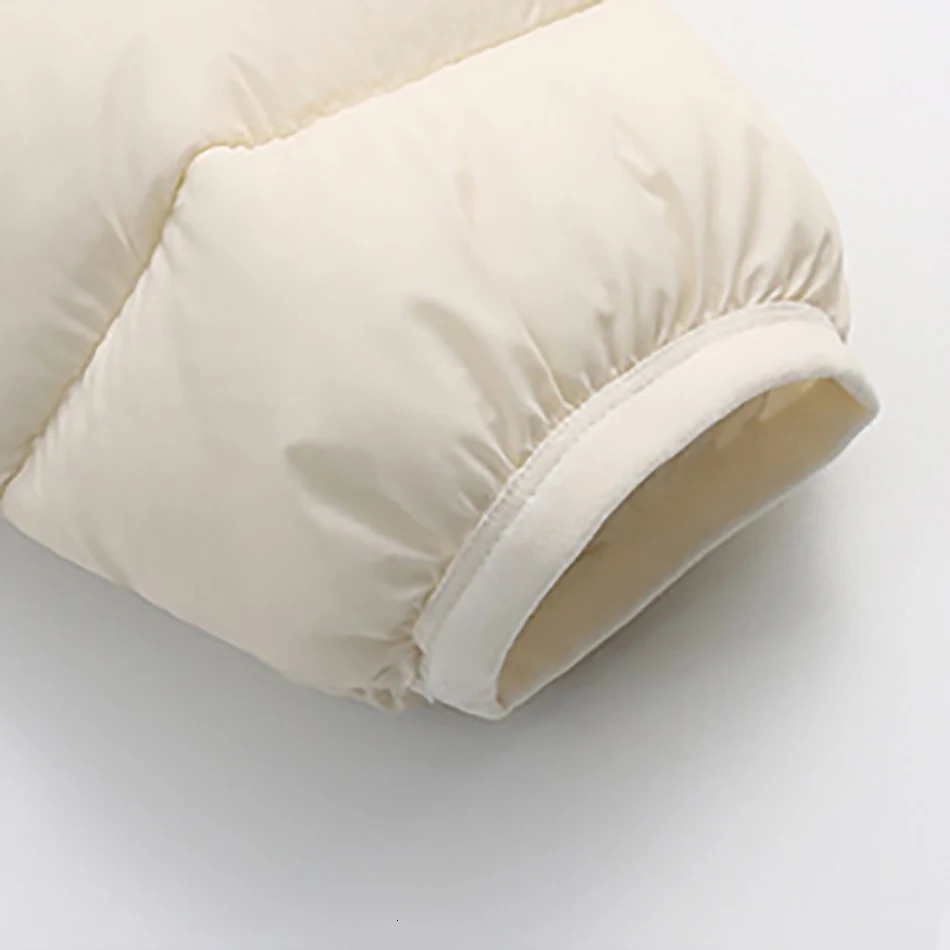 Thermal Insulated Parkas Coat for Baby Kids Autumn Winter Padded Jacket Boys Girls Bear Ears Solic Color Outerwear with Pocket 251017