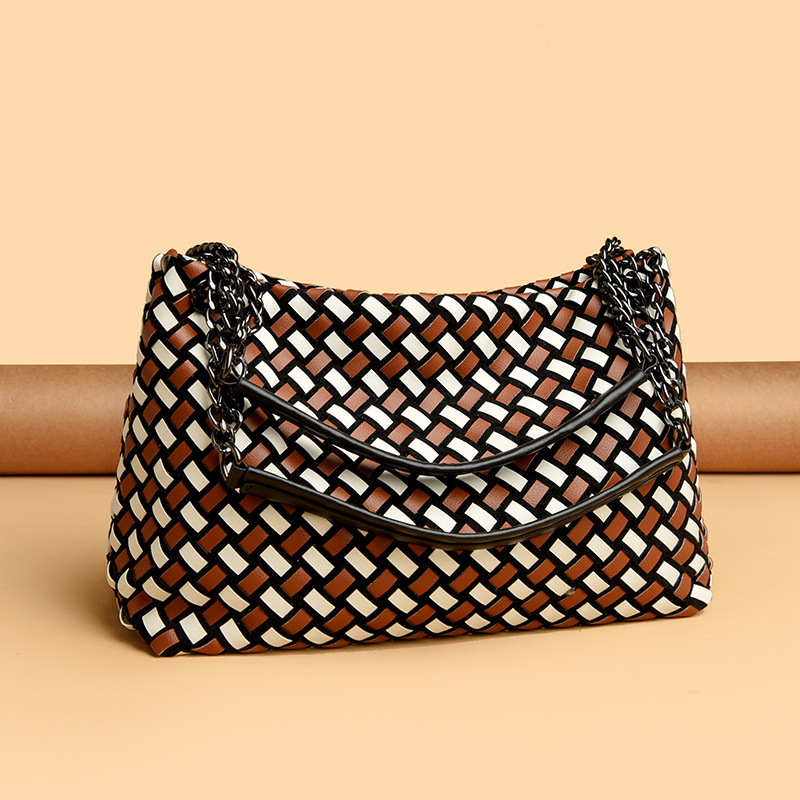 Luxury Brand Designer Bag High-Quality Texture Large Capacity Bag For Women 2025 New Shoulder Bag Stylish Texture Commuter Chain Tote Bag