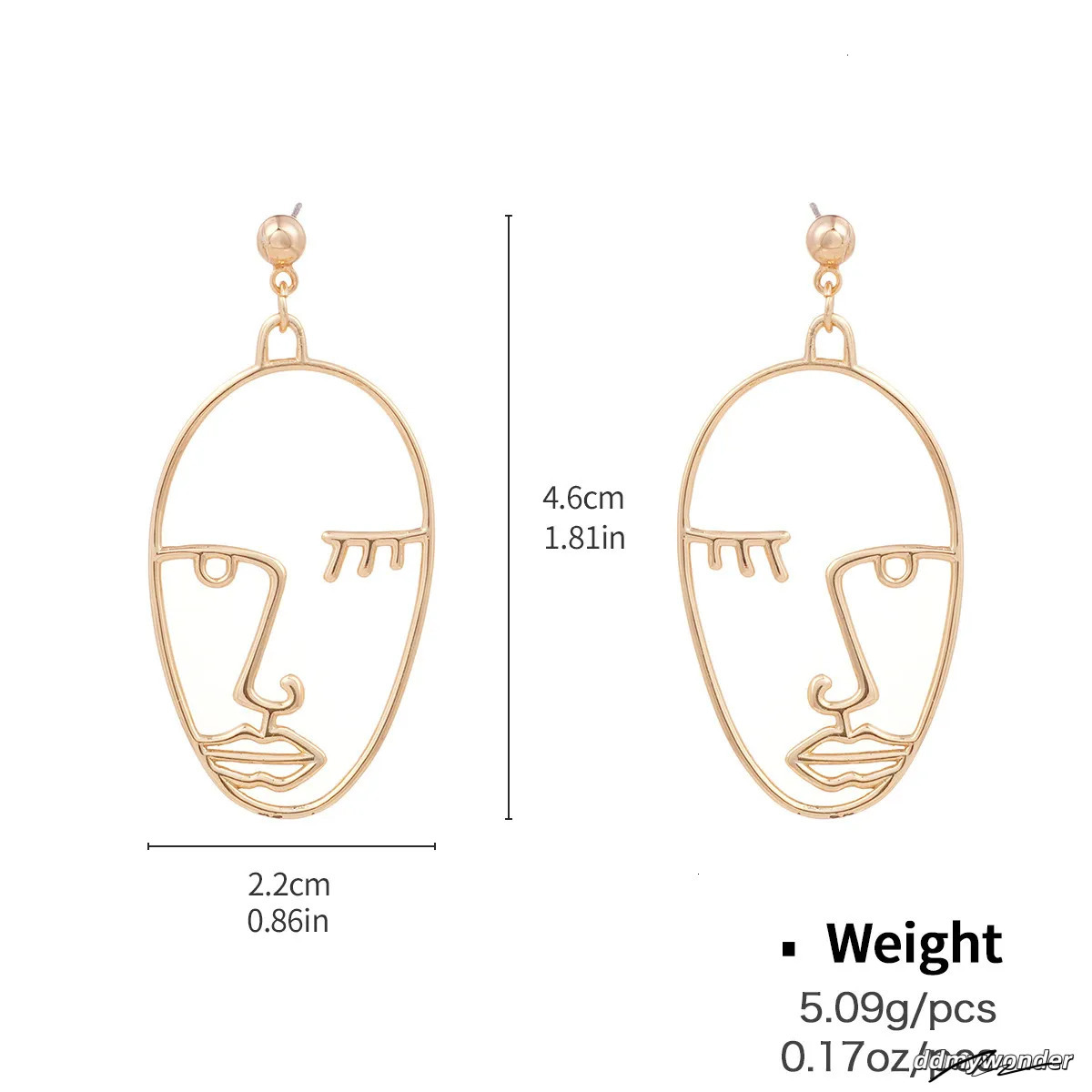 Stylish Hoop Earrings: European & American Design, Geometric Copper Earrings With Zircon Inlay Ddmywonder