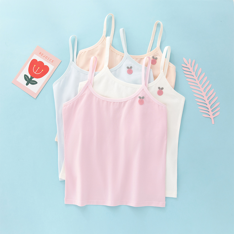 Comfort-Focused Cotton Girl's Sports Bra: Perfect Fit & Support