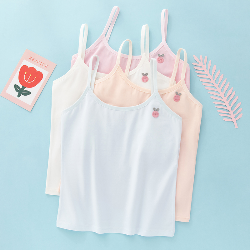 Comfort-Focused Cotton Girl's Sports Bra: Perfect Fit & Support