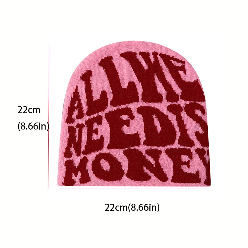 Knitting Beanies Hat Men Women with Letter Paragraph Cap Y2k Warm Fashion Outdoor Hundred Take Cold Beanie Hat 251014