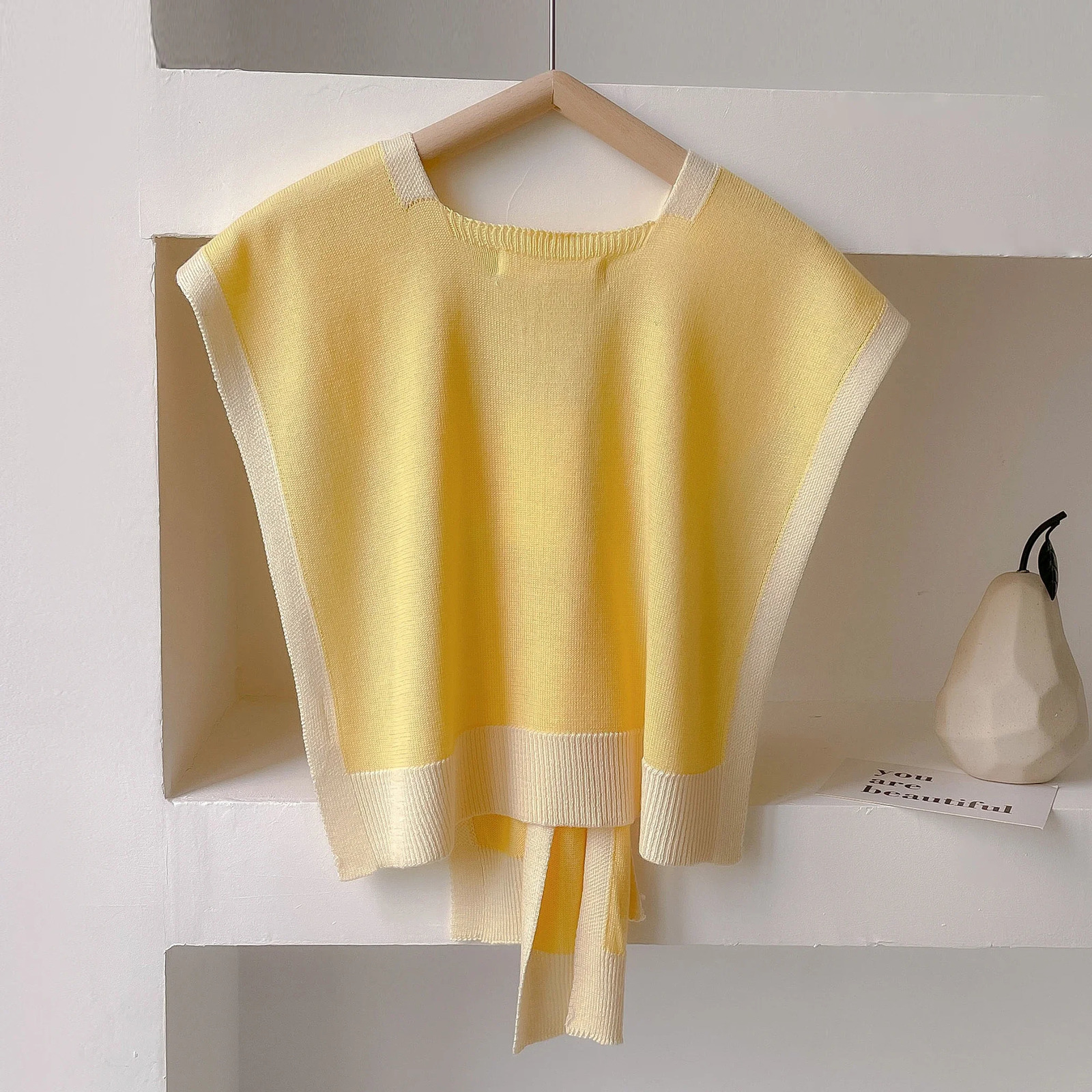 Spring And Autumn Knitted Striped Shawl With HighGrade Summer Office AirConditioned Room Neck And Shoulder Scarf 251016