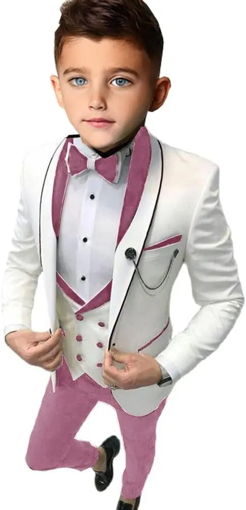 Boy Suit 3 Pieces Casual Jacket with Vest Pants Wedding Kids Tuxedo Party Child Formal Blazer 316 Years Olds Custom Made 251017