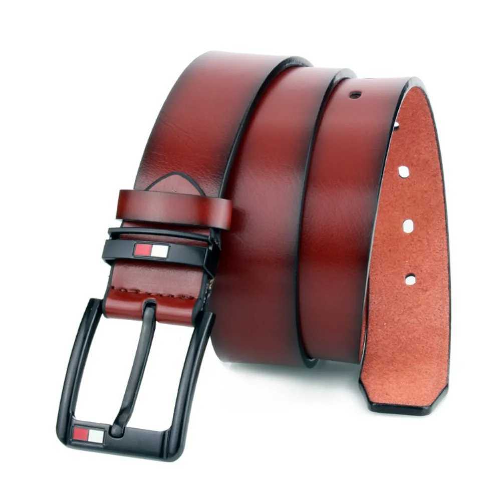 Fashion New PU Leather Mens Belt High Quality Metal Alloy Pin Buckle Adult Luxury Brand Jeans Business Casual Belt W251018