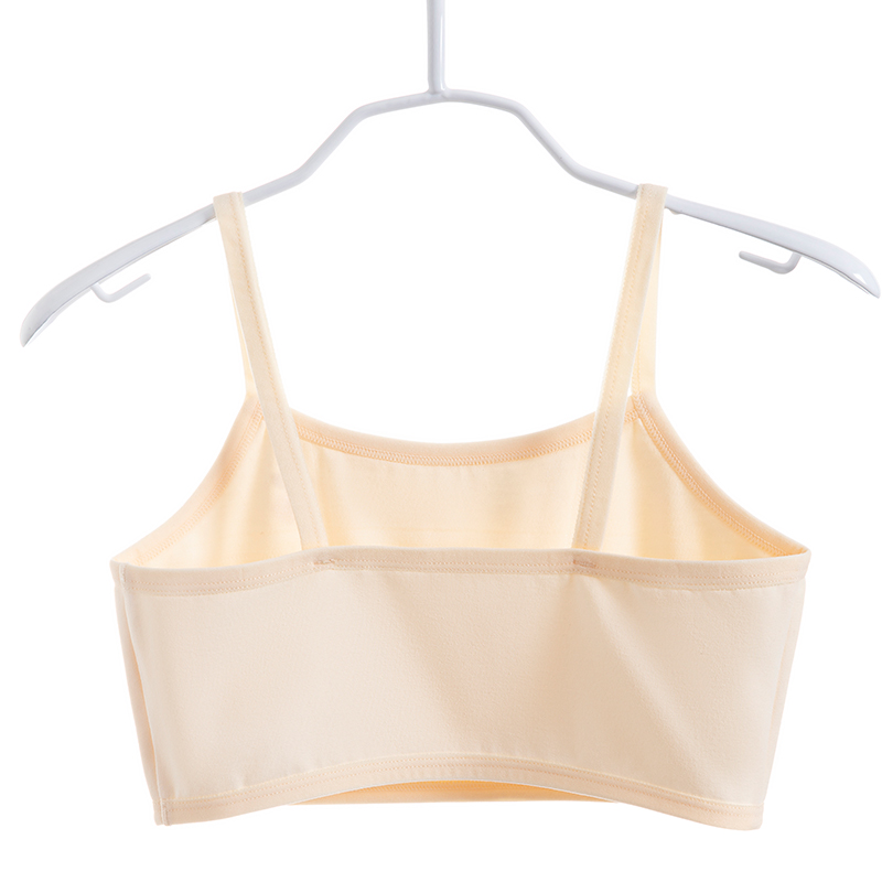 r Lightweight Mid-Length Bra for Growing Girls Pure Cotton Camisole for Developing Elementary School Students