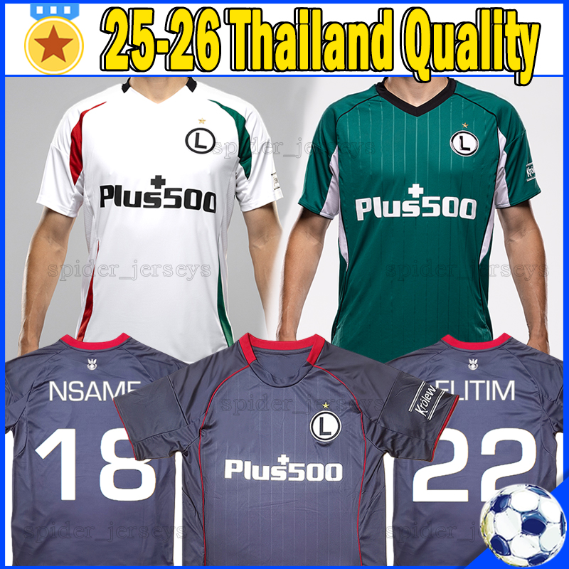 25 26 Legia Warszawa Soccer Jerseys NSAME RAJOVIC WSZOLEK BICHAKHCHYAN 2025 2026 Warsaw Leigia Football Club ALFARELA KAPUSTKA JEDRZEJCZYK Men Uniforms Shirts