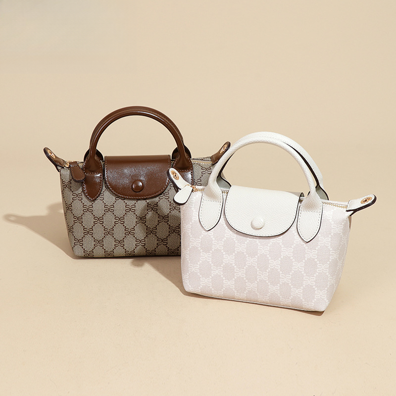 Luxury Brand Designer Bag 2025 Summer New Luxury Vintage Dumpling Bag Daily Commute Versatile Crossbody Handheld Women's Bag Textured Shoulder Ba