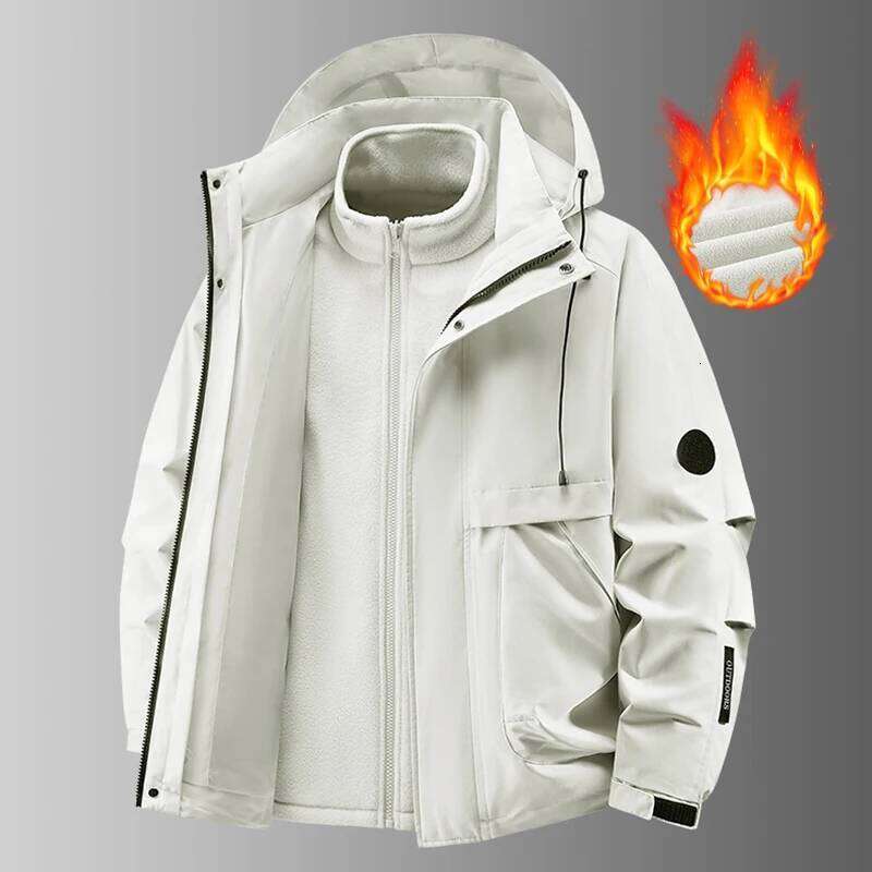 Jacket Men's Autumn And Winter Three-In-One Outdoor Sports Fleece Inner Jacket