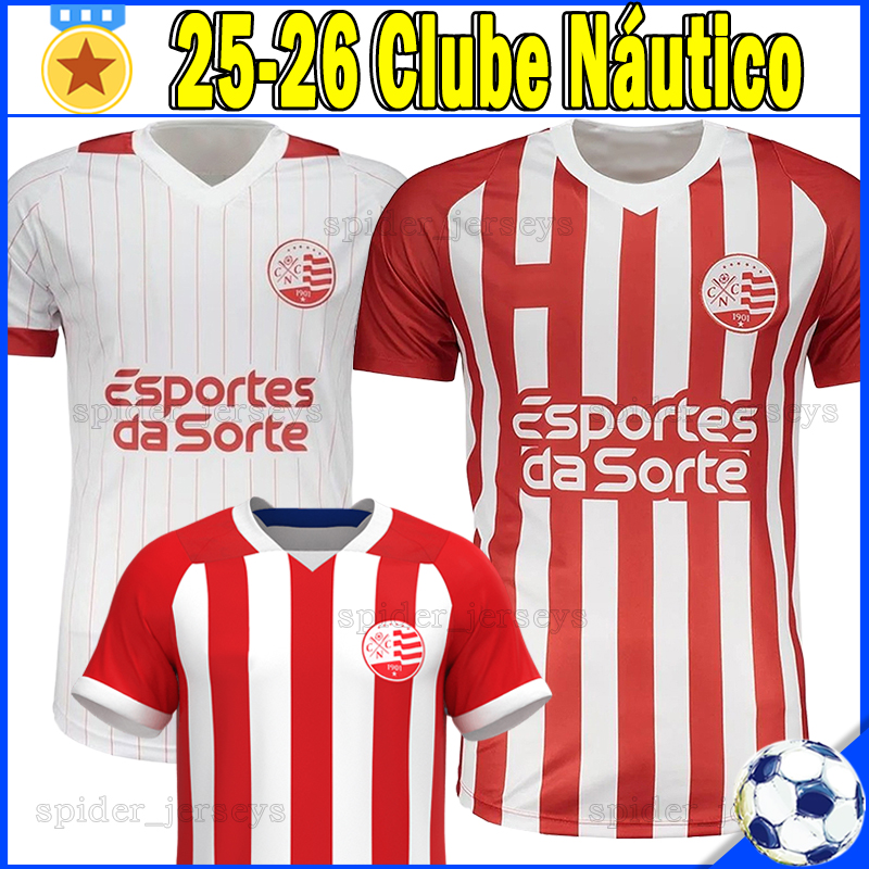 25 26 Clube Nautico Soccer Jerseys Vinicius Samuel Otusanya Football Shirts 2025 Bruno Mezenga Paulo Sergio Patrick Allan Helio Borges Marco Women Men Uniforms