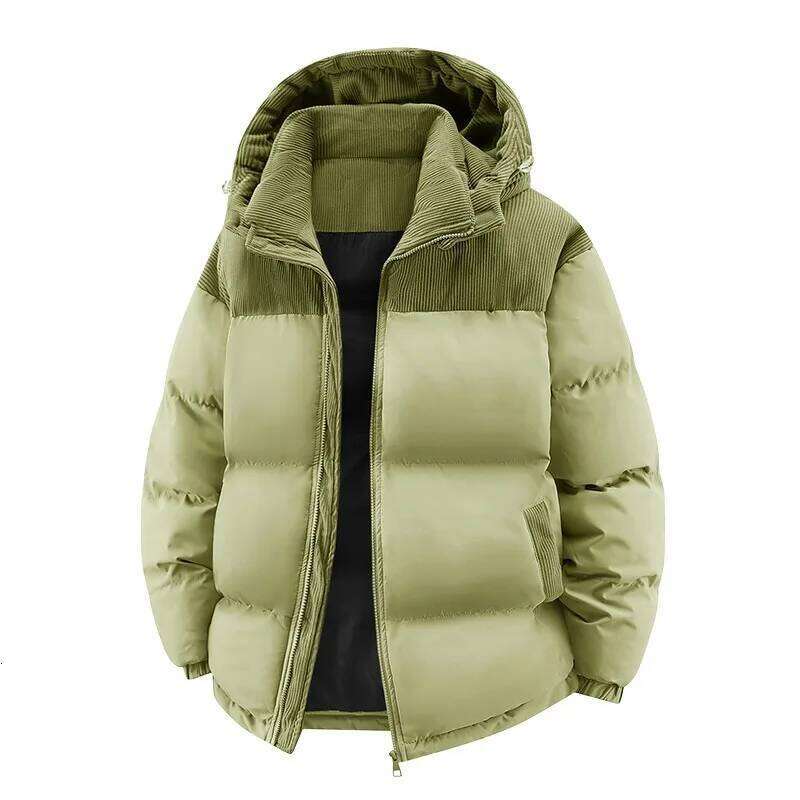 Popular Fashion Trend, Versatile, Comfortable, High-Quality, Unisex, Winter Windproof, Plush, Thick, High-Quality Cotton Jacket