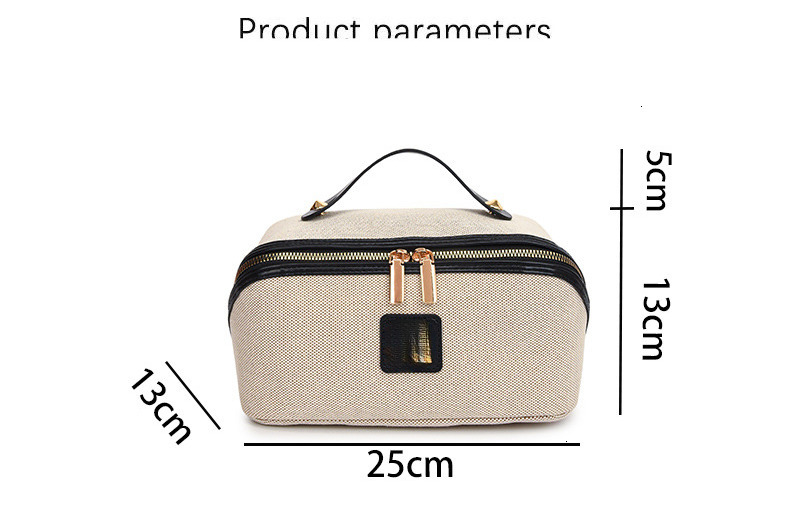 2025 new retro desktop storage bag large capacity portable storage box