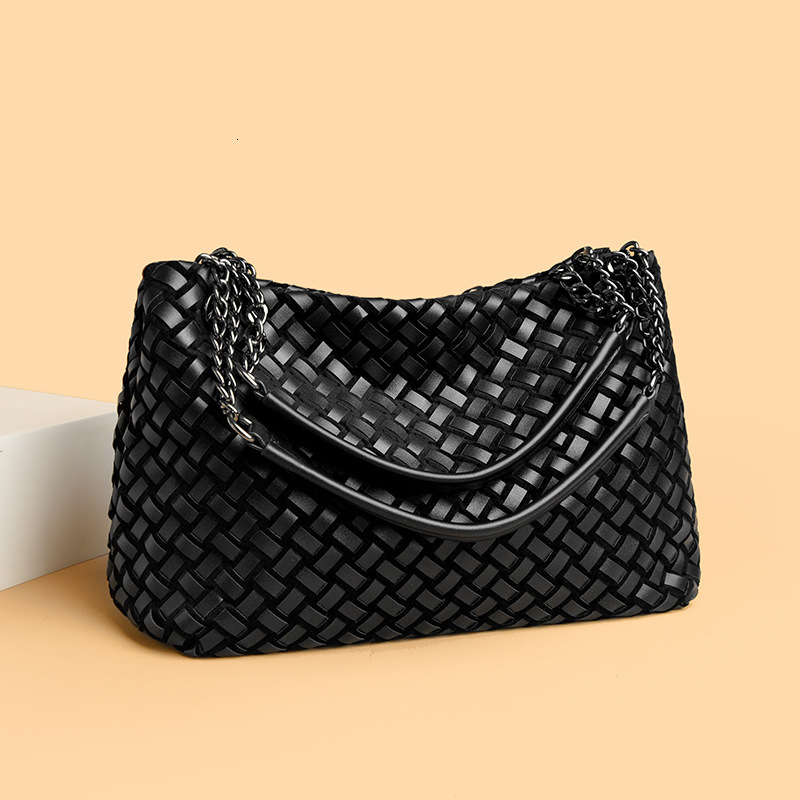 Luxury Brand Designer Bag Niche Design Handwoven Bag 2025 New High-End Sense Dumpling Bag Handheld Mother And Child Bag Vegetable Basket Bag