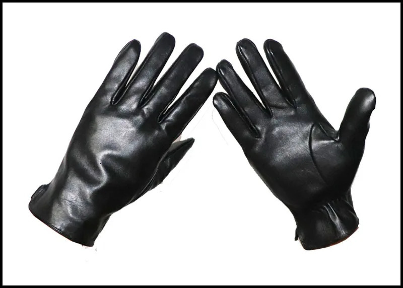 Mens and Womens Leather Gloves Sheepskin Single Leather Unlined Thin Spring Autumn and Winter Motorcycle Riding Touch Screen 251015