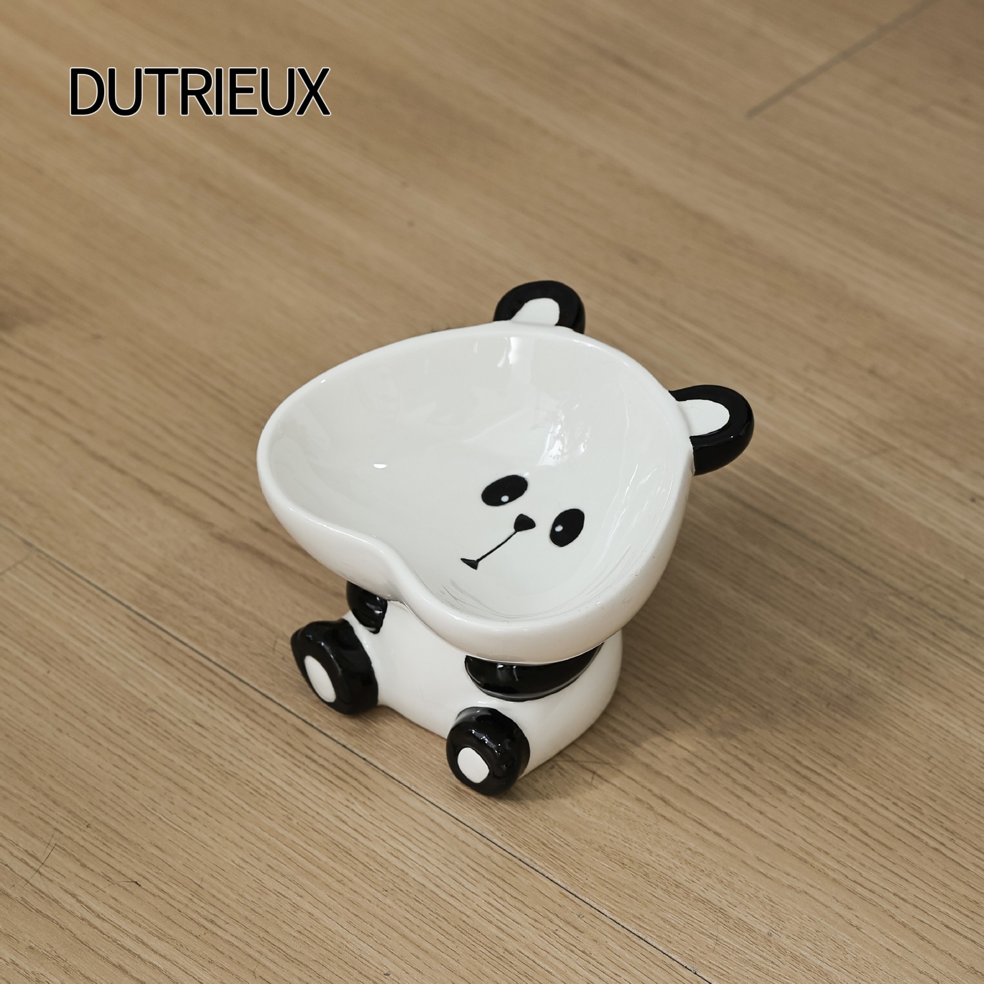 K3269 Pet Food Bowl with Ceramic Neck Support and Anti-Tip Bevel