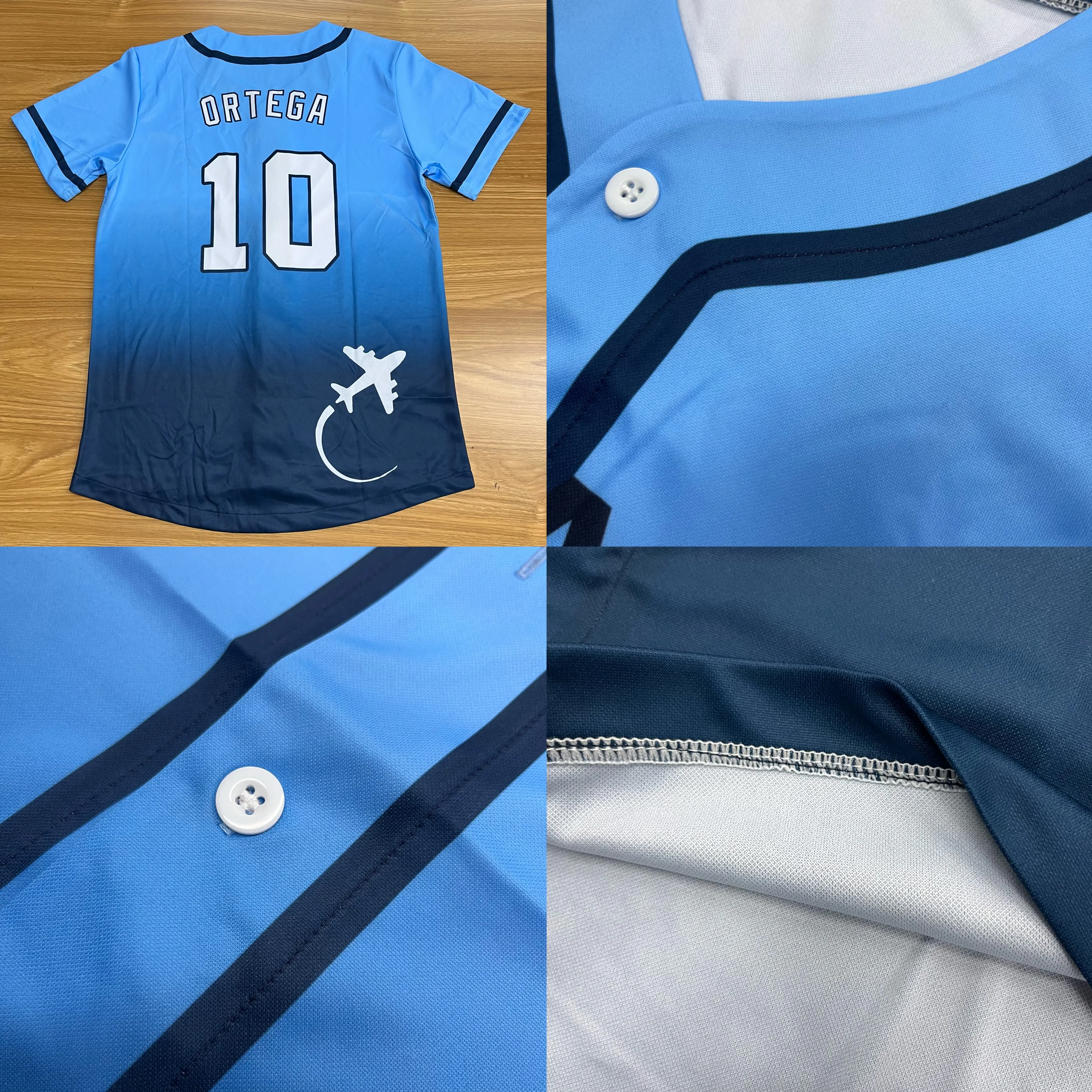 Personalized Baseball Jersey Streetwear Customized Baseball Shirt DIY Your Name Number Customize Jerseys With Sublimation