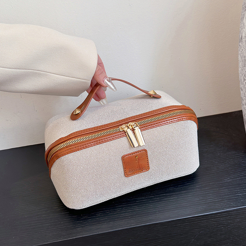 2025 new retro desktop storage bag large capacity portable storage box