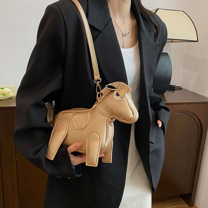 Designer Bag Luxury Bag Women's Shoulder Bag Fashion Design Cute Doll Quirky Personality Shoulder Cartoon Style Crossbody Pony