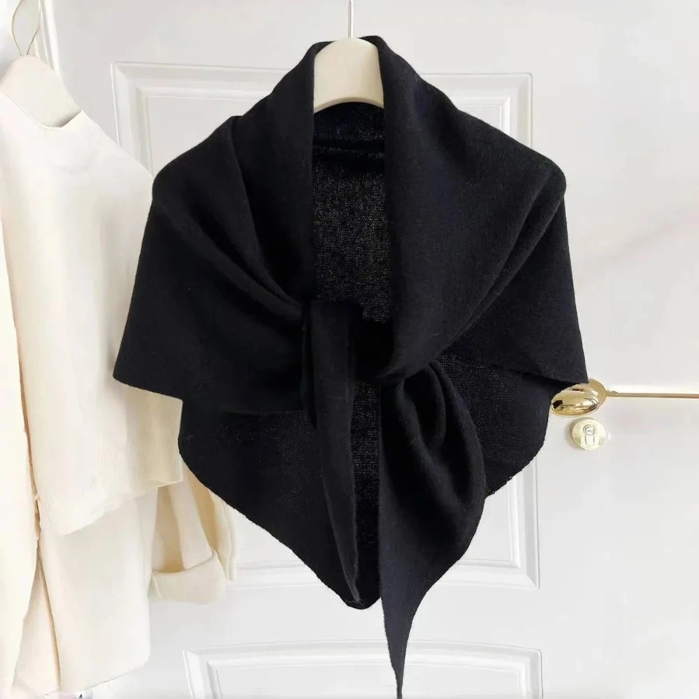Large Triangle Scarves for Women Soft Wool Blended High Quality Scarf Autumn Winter Keep Warm Scarf 251016