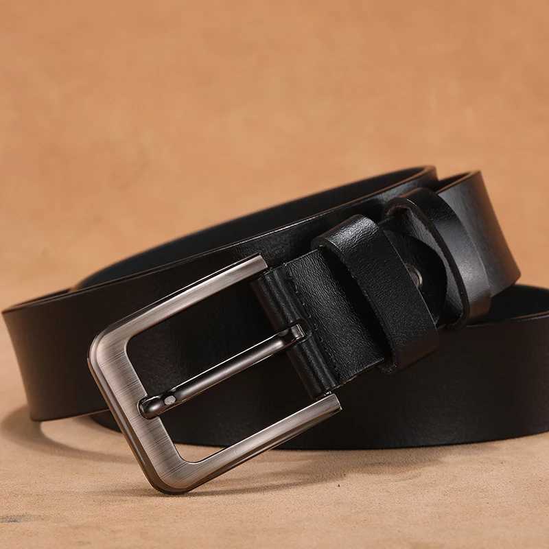110 120 130 140 150 160 170cm Plus Size Men Belts High Quality Genuine Leather LONG Large Pin Buckle Male Belts Waist for Mens W251018