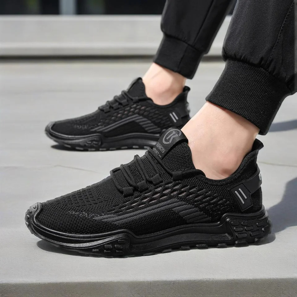 Oulylan Fashion Outdoor Antislip Sports Footwear Male Summer Comfortable Breathable Sneakers Casual Laceup Shallow Mouth Shoes 251013