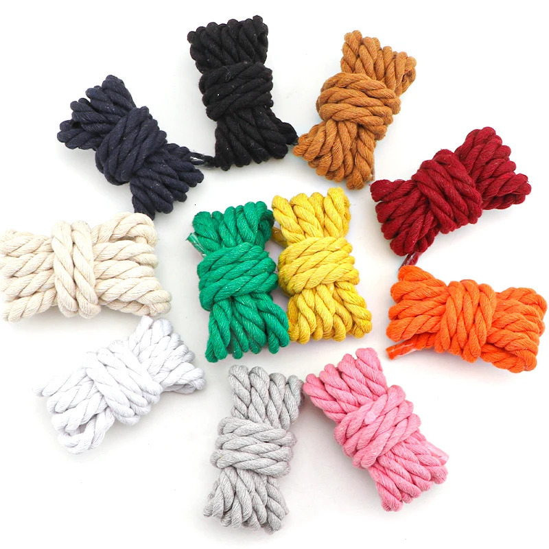 Round Shoelaces Quality Colorful 1CM Thicker Cotton Shoelace Sneakers Rope Laces 100120140160CM Boots Shoe laces Shoes 1Pair 251013