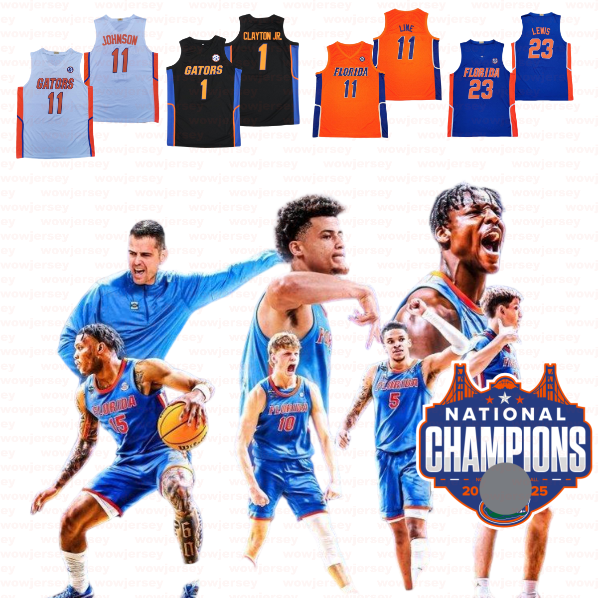 2025 26 Florida Xaivian Lee Basketball jersey Boogie Fland Thomas Haugh Alex Condon Rueben Chinyelu Urban Klavzar Alex Lloyd AJ Brown Isaiah Brown Micah Handlogten