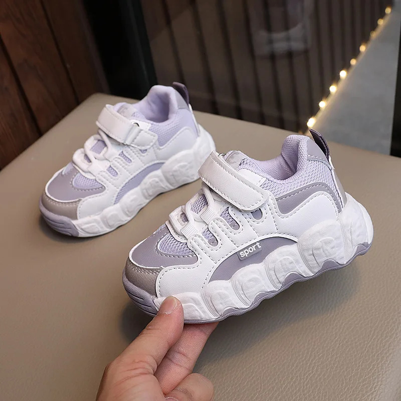 Kids Shoes Spring Boys Breathable Mesh Sneakers Girls Toddler Casual Dad Shoes 251017