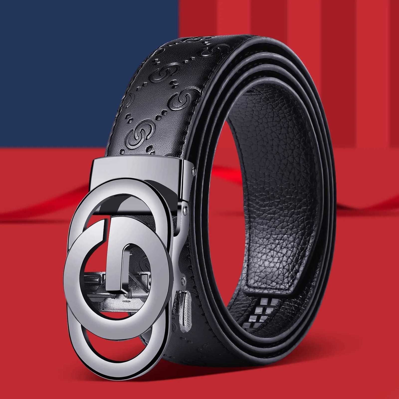 Fashion Business MenS Belt Genuine Luxury Brand Metal Buckle Belt HighQuality PU Leather Soft Belt With Cargo Pants Jeans W251018